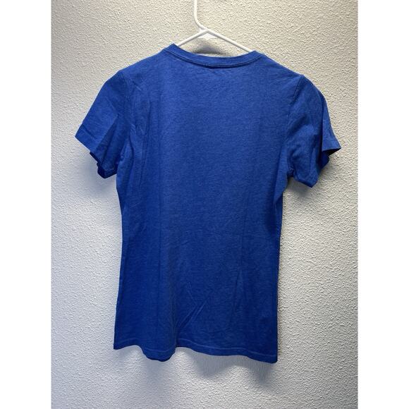 Chive Tees Death & Texas Shirt Women’s Medium Blue Graphic Tee KCCO Soft Blend - Picture 3 of 3